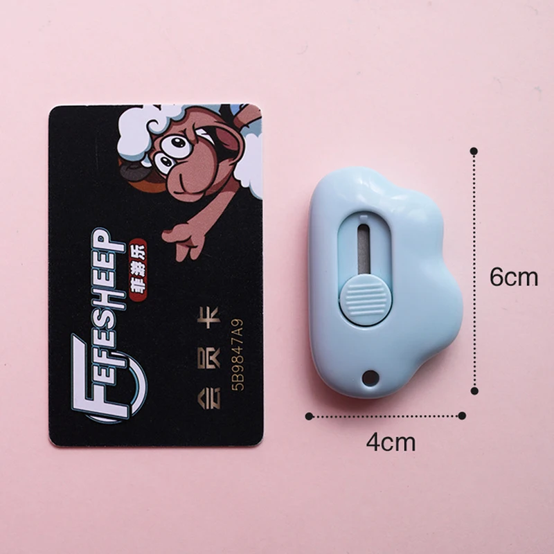 Милые животные кролик облако мини портативный нож утилита резак для бумаги