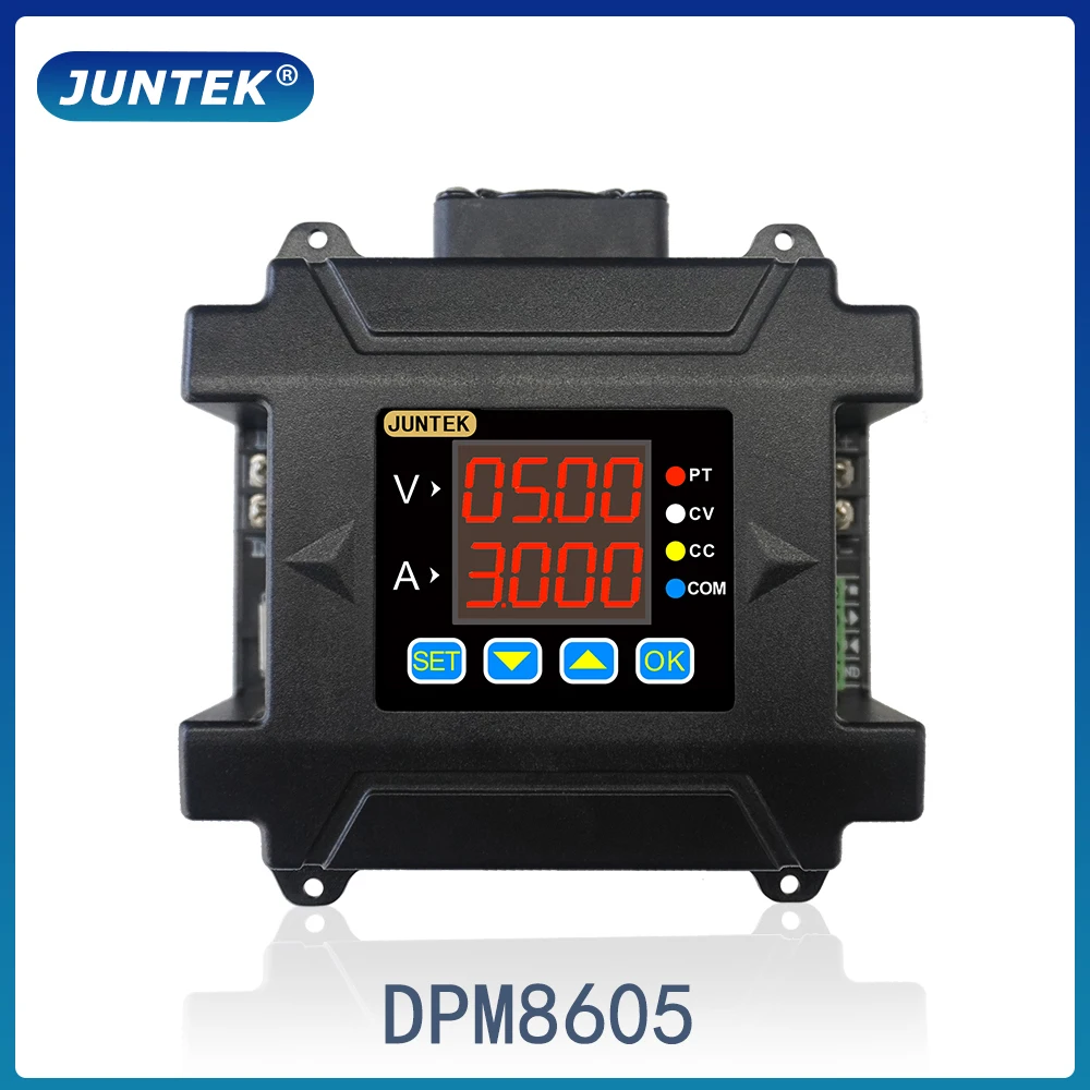 JUNTEK DPM8605 60V5A вольтметр DC регулятор напряжения постоянный ток источник питания