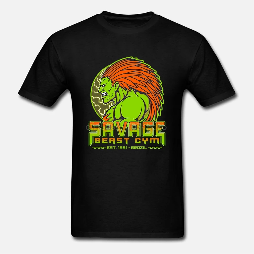 

Men tshirt Savage Beast Gym Unisex T Shirt women T-Shirt tees top