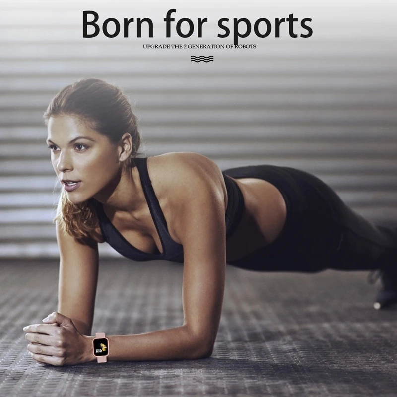 Смарт-часы мужские водонепроницаемые с пульсометром и фитнес-трекером |