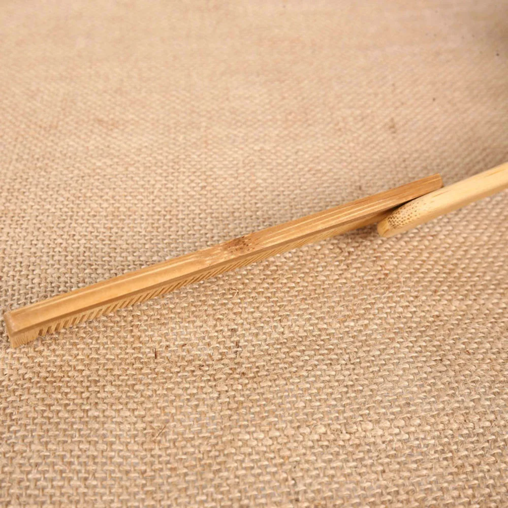 Простая прочная деревянная Массажная расческа Бамбуковая щетка для волос 1 шт.