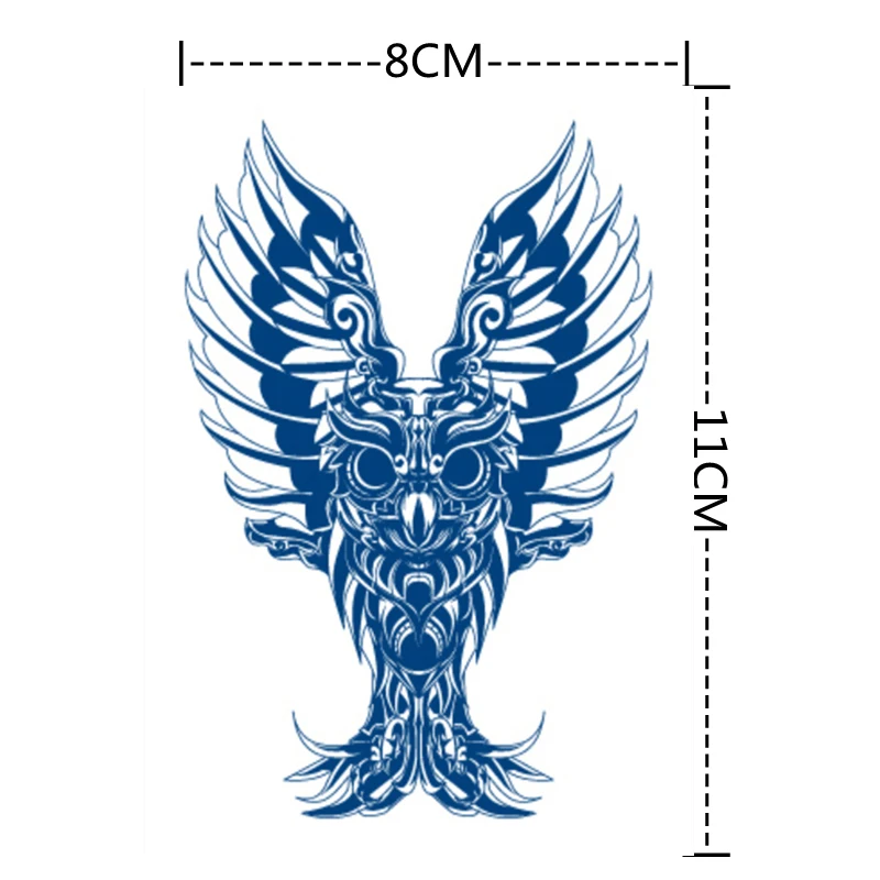 Bird Big Picture Temporary Female Fake Tattoos Edges Stickers Long Lasting Art Sleeve Flower Flash Tattoos Line Minimalist Child