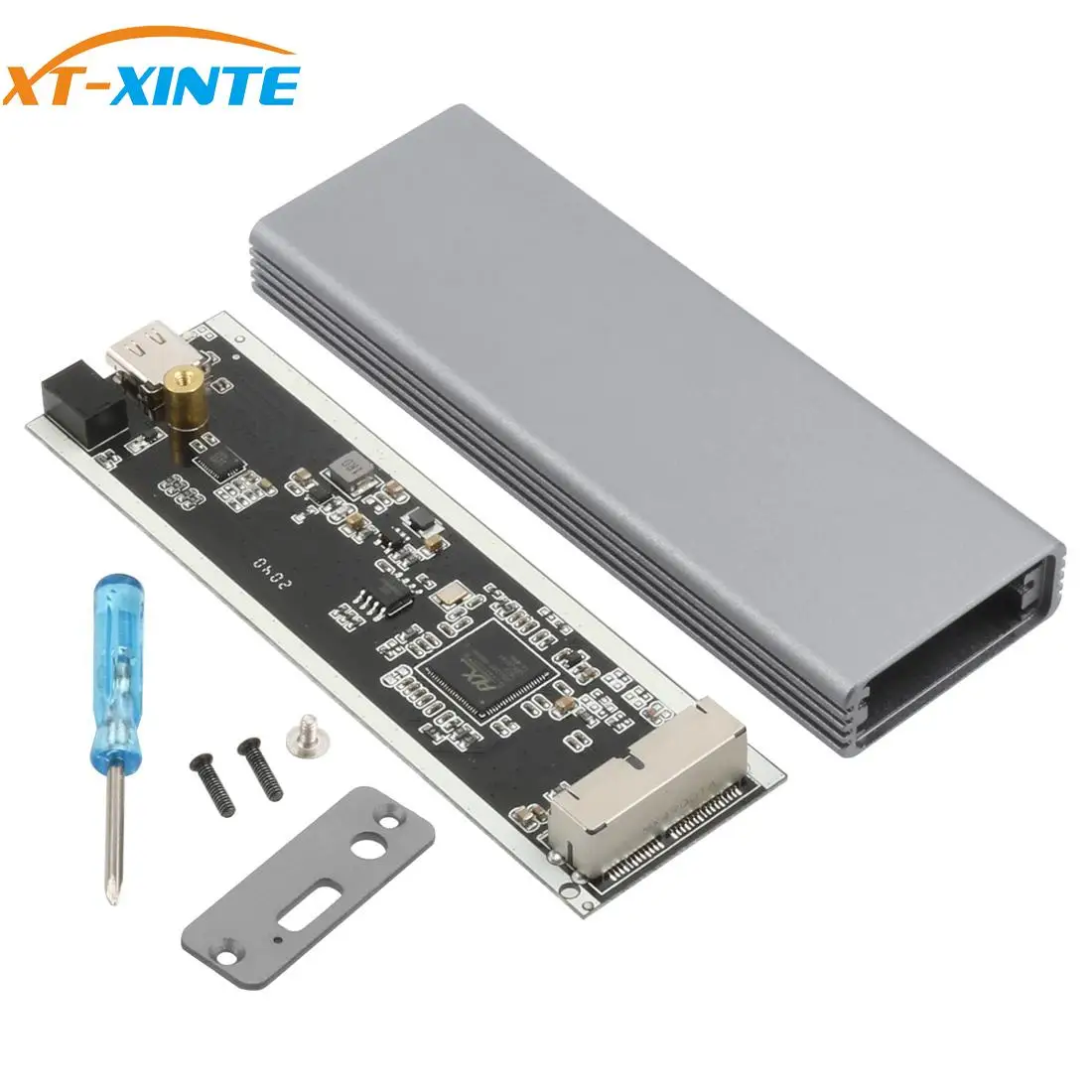XT XINTE из алюминиевого сплава Type C USB до 16 + 12 Pin Мобильный Корпус для жесткого диска