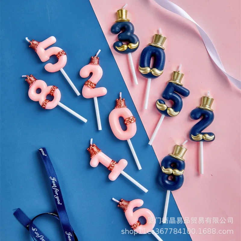 Свечи на день рождения милая корона шляпа Детские свечи товары для торта