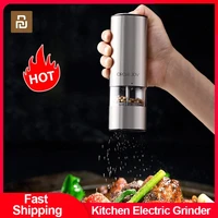 youpin circle joy kitchen electric grinder pepper grinder automatic mill pepper salt powerful beans herbs spice nuts machine