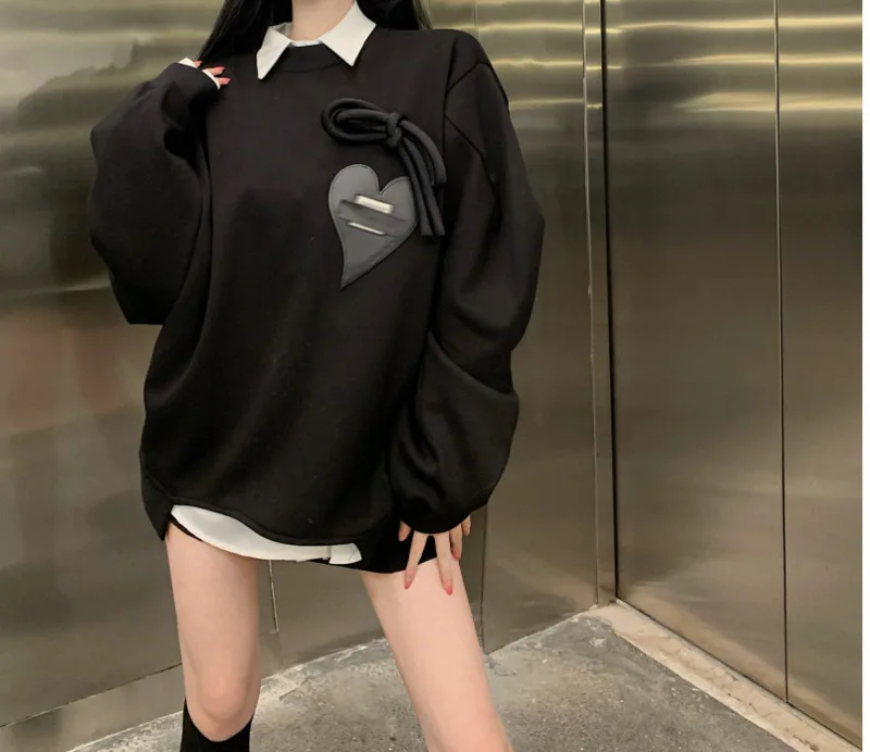 Женский Свободный Топ средней длины Осень-зима | Женская одежда