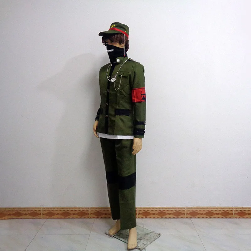Фото Новая военная форма Danganronpa V3 Korekiyo Shinguji, потому что Рождественская вечеринка, Хэллоуин, карнавальный костюм на заказ, любой размер №2