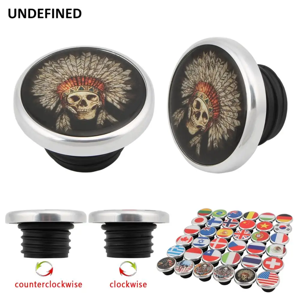 Крышки для бензобака мотоцикла с черепом крышка вентилируемая Harley Sportster XL 1200 883 Road