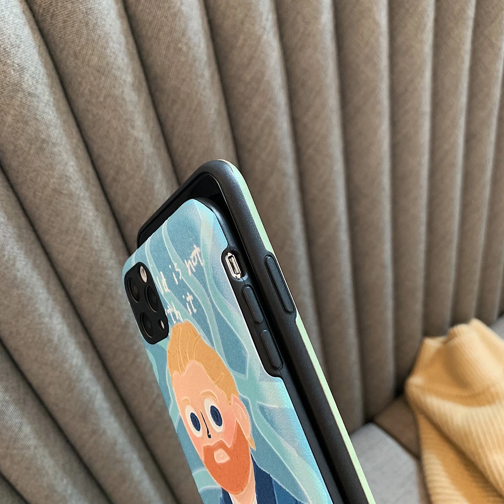 Чехол для телефона с рисунком из мультфильма iPhone 11 Pro Max XS XR винтажный милый мягкий