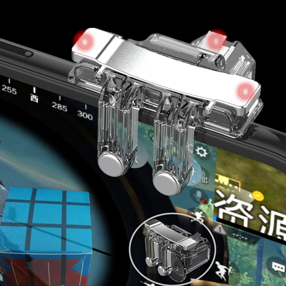 W6 1 пара контроллер Assist Grip Кнопка триггера стрельба игровой коврик пожарный Мобильный держатель для телефона