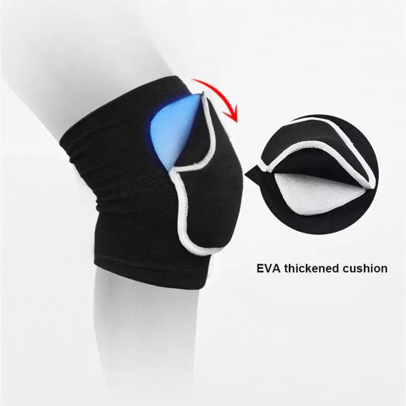 

1PCS Compression Knee Support Sleeve Protector Elastic Knee Pads Brace Springs Gym Sports Basketball Volleyball Running Knee Pad