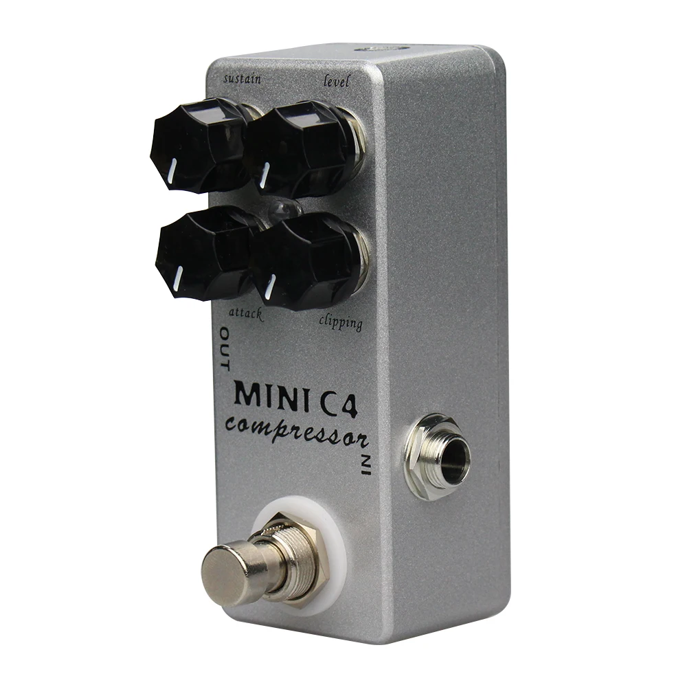 Мини-педаль для гитары Mosky C4 компрессор с эффектом обхода электрогитары - купить
