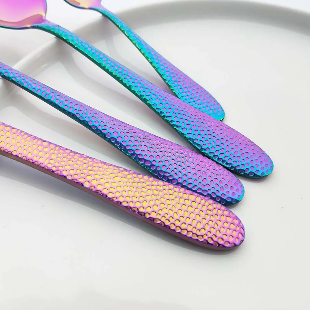 Набор столовой посуды из розового золота 4 шт. ножи вилки ложки набор нержавеющей