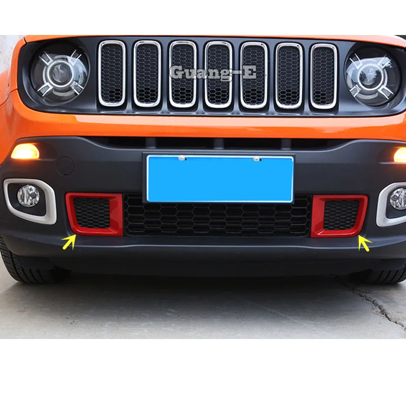 Для Jeep Renegade 2016 2017 2018 2019 2020 автомобильный ABS хромированный номерной знак отделка
