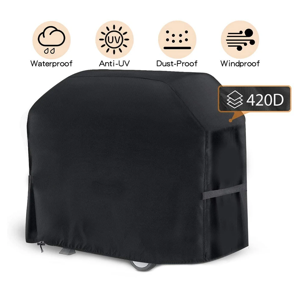 Чехол для барбекю 420D пылезащитный прочный Круглый от дождя и - Цена: 1 608,79 руб.