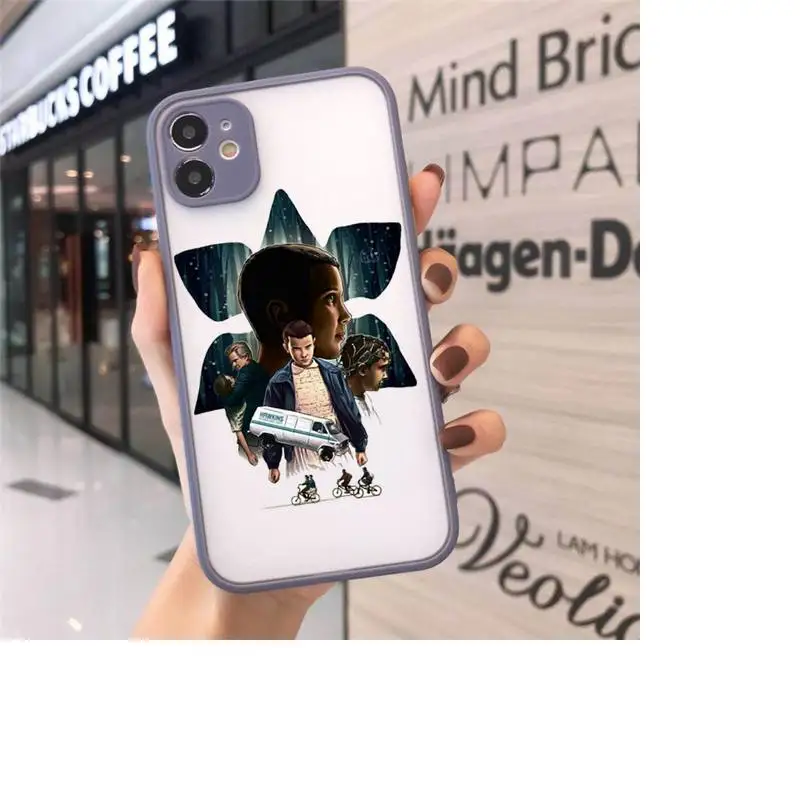 

Stranger Things American TV show Phone Cases matte transparent For iphone 7 8 11 12 plus mini x xs xr pro max cover