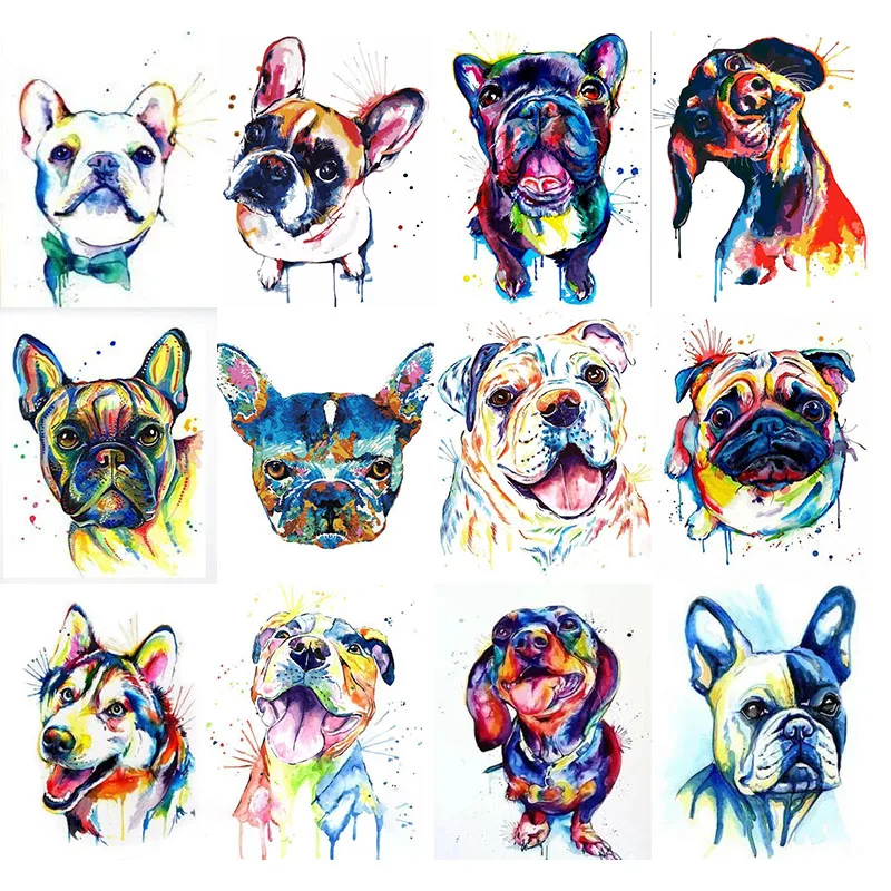 Бриллиантовая мозаичная собака краска с бриллиантами вышивка крестиком