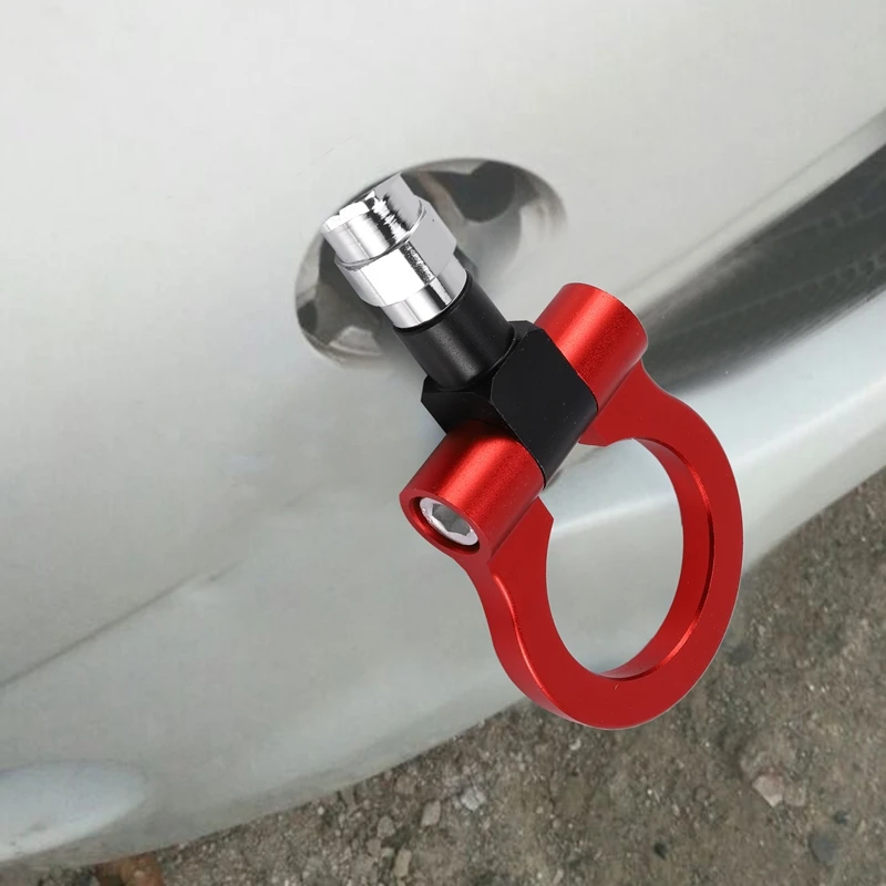 Красный трек гоночный JDM СТИЛЬ CNC алюминиевый буксировочный крюк для Chevrolet Camaro