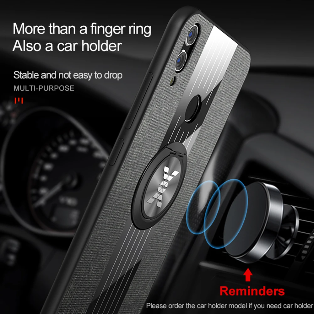 Honor 8 x case ring on for huawei honer 8x phone covr funda huawei8x huaweix8 onor hono x8 honor8x honorx8 bumper cases |