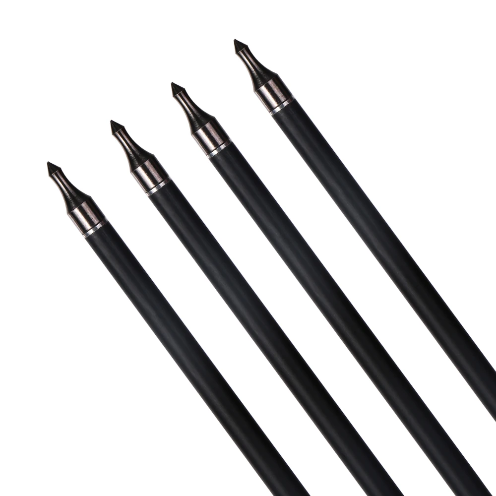 

Toparchery 30 inch 500 Mixed Carbon Arrow for Recurve/Compound Bows Archery Hunting with Replaceable Arrowhead
