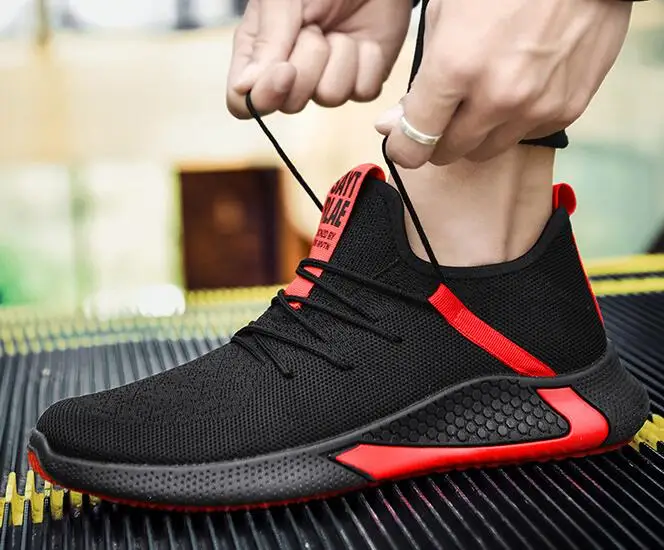 Тканая мужская повседневная обувь дышащая Tenis Masculino zapatos hombre Sapatos Уличная мужские