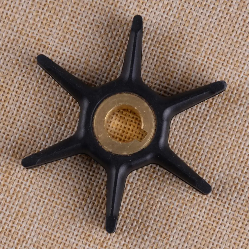 

DWCX New 277181434424 New Black Outboard Motor Water Pump Impeller Fit for Johnson Evinrude Sierra 3 4 5 5.5 6 7.5HP