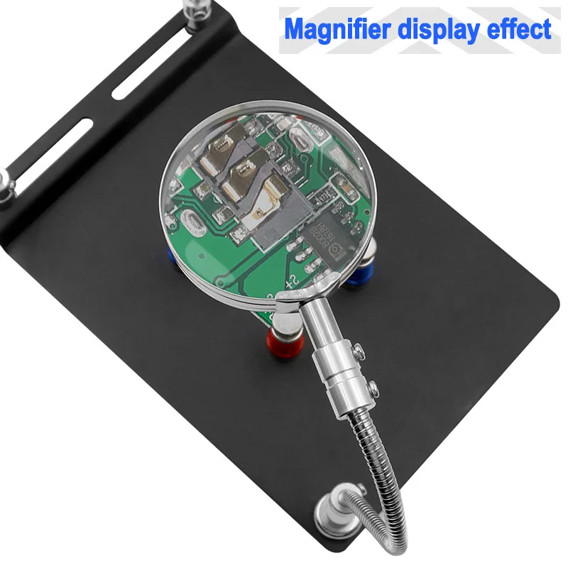 Magnetic Universal Phone PCB IC Chip Motherboard Jig Board Holder 3X Magnifier Repair Tool Maintenance Fixture Electronic Tools |