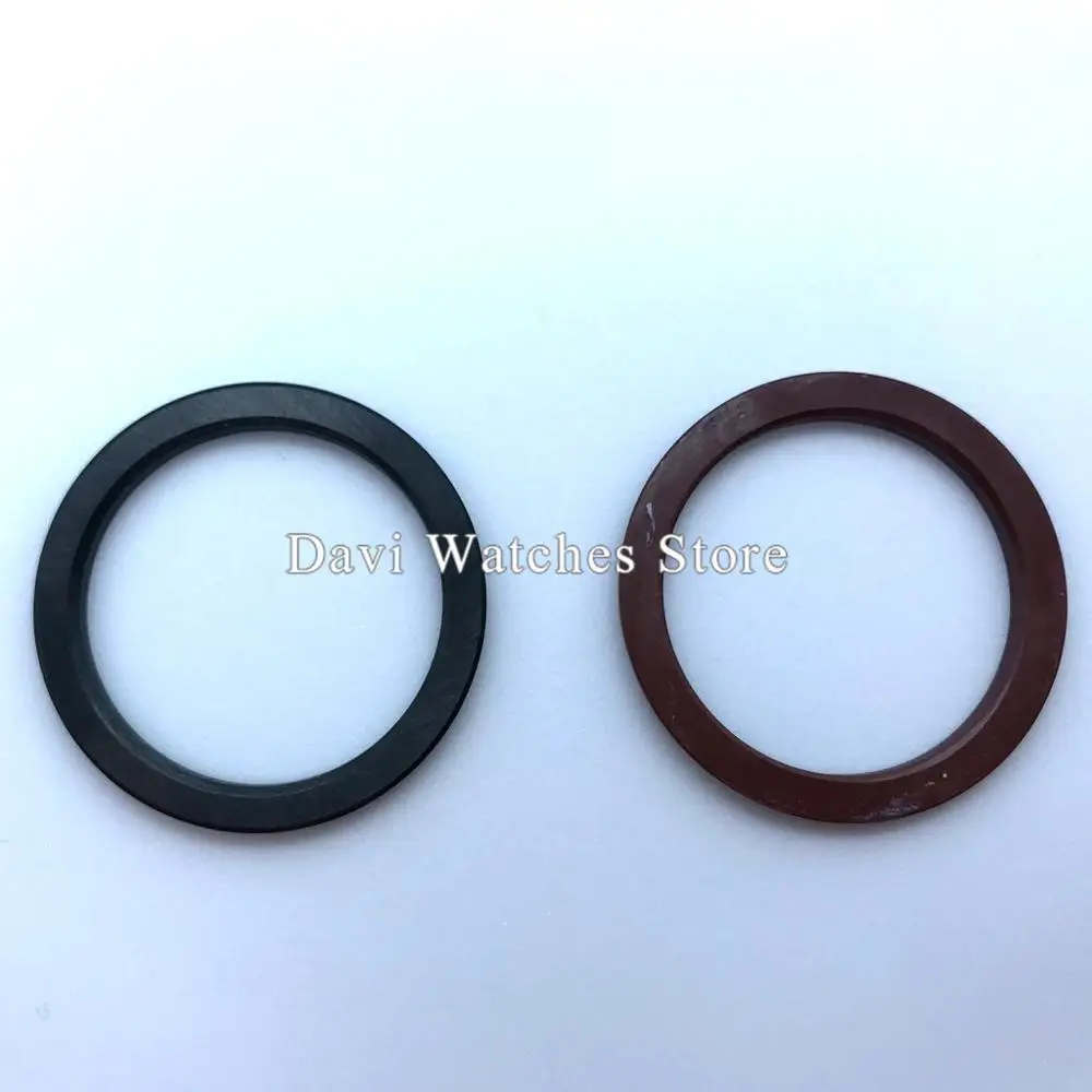 39 миллиметровый корпус для часов вставки черного/кофейного цвета керамические