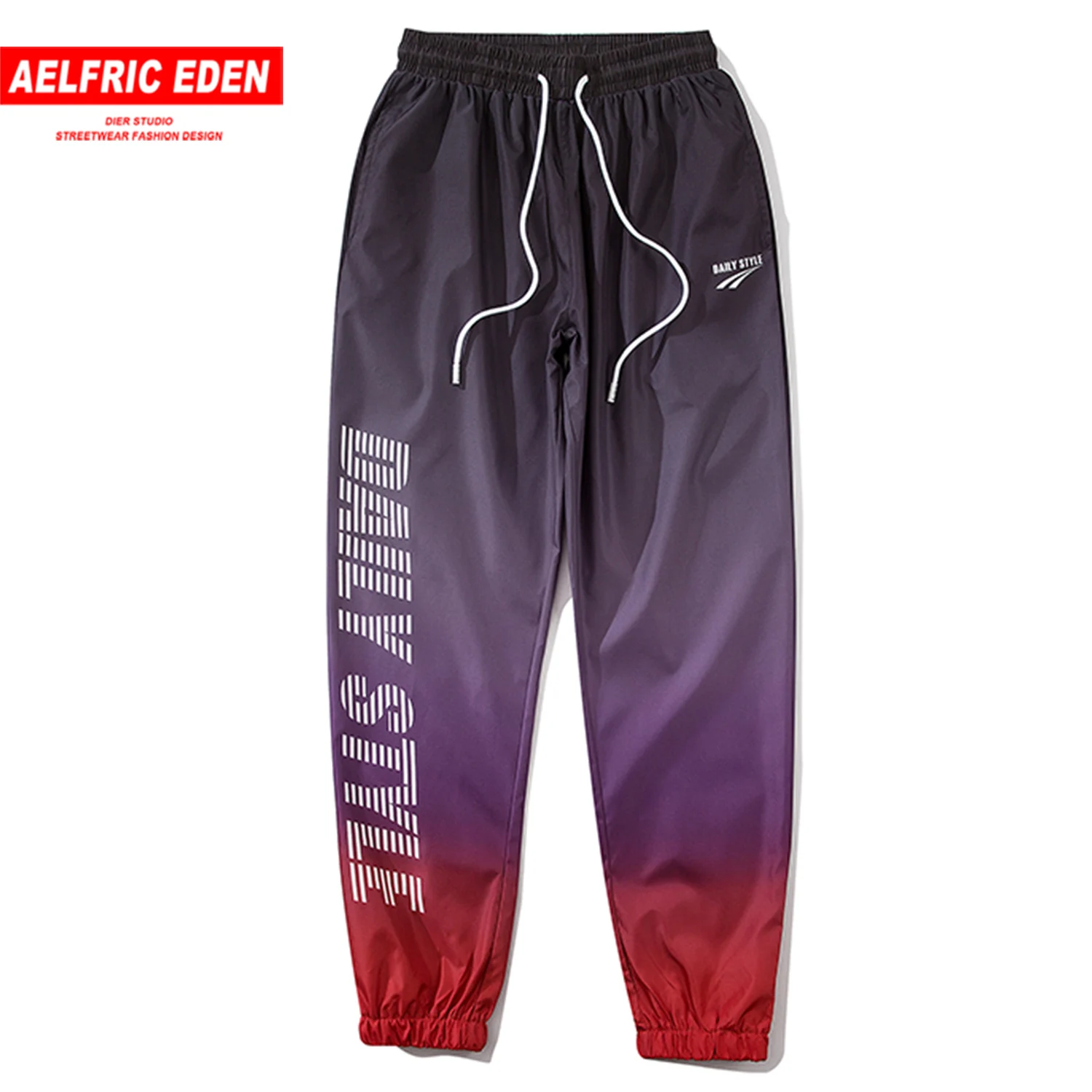 Спортивные штаны в стиле хип хоп градиентные с надписью 2020 модная уличная одежда