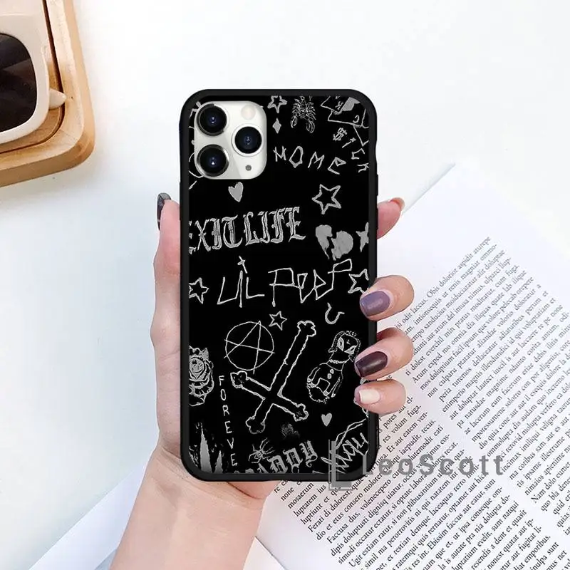 

Lil Peep Phone Case for iPhone 11 12 mini pro XS MAX 8 7 6 6S Plus X 5S SE 2020 XR