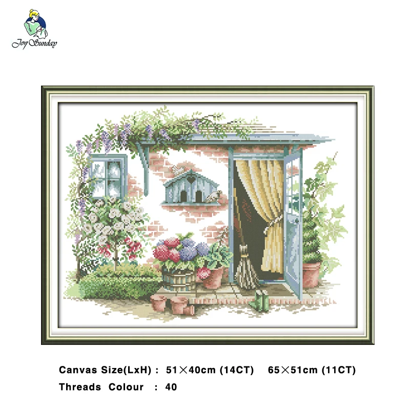 

Набор для вышивки «Цветочная комната», 14CT, 11CT