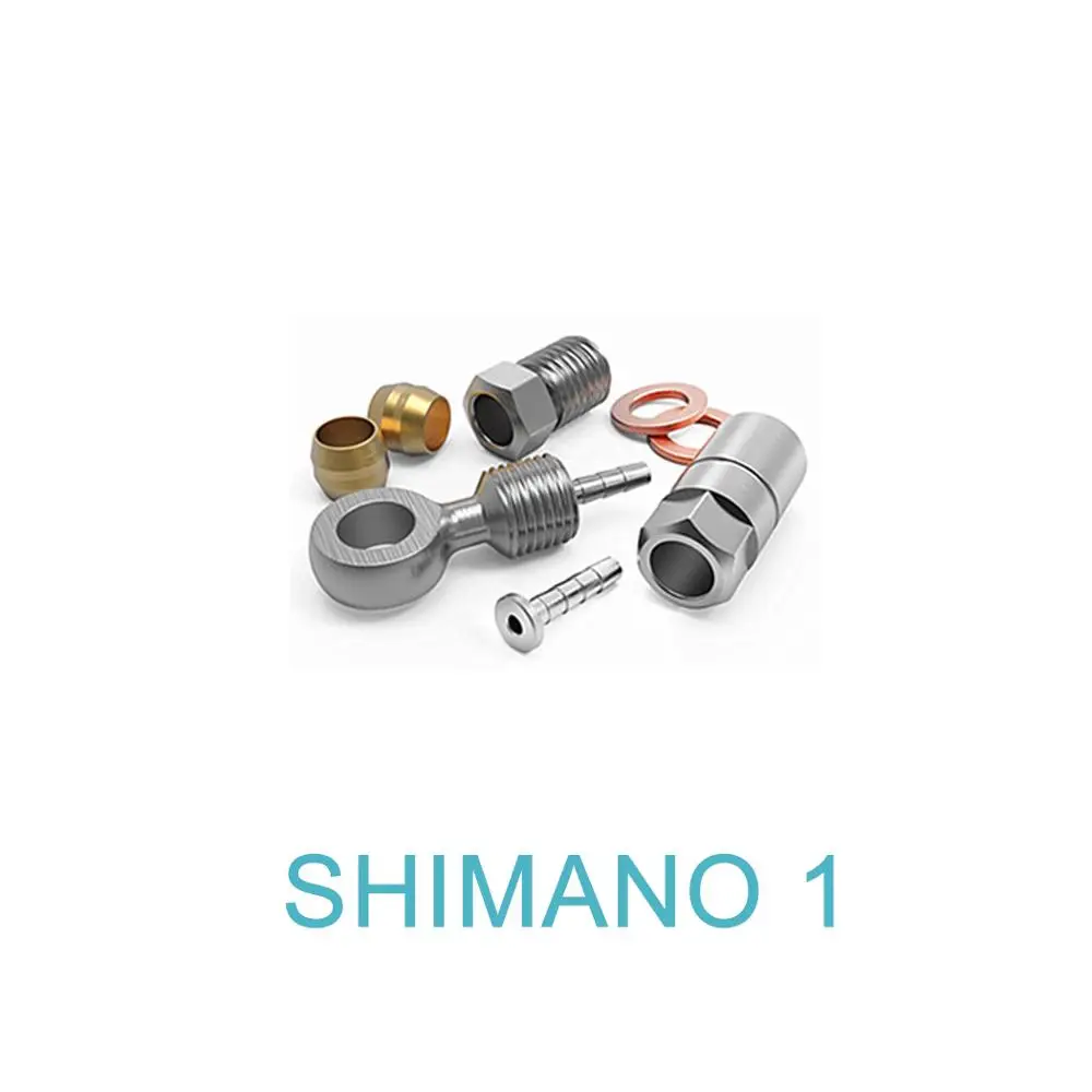 Велосипедные гидравлические шланговые переходники для Magura Shimano Formula SRAM Avid Olive соединительная вставка и адаптер - Цвет: SHIAMNO 1