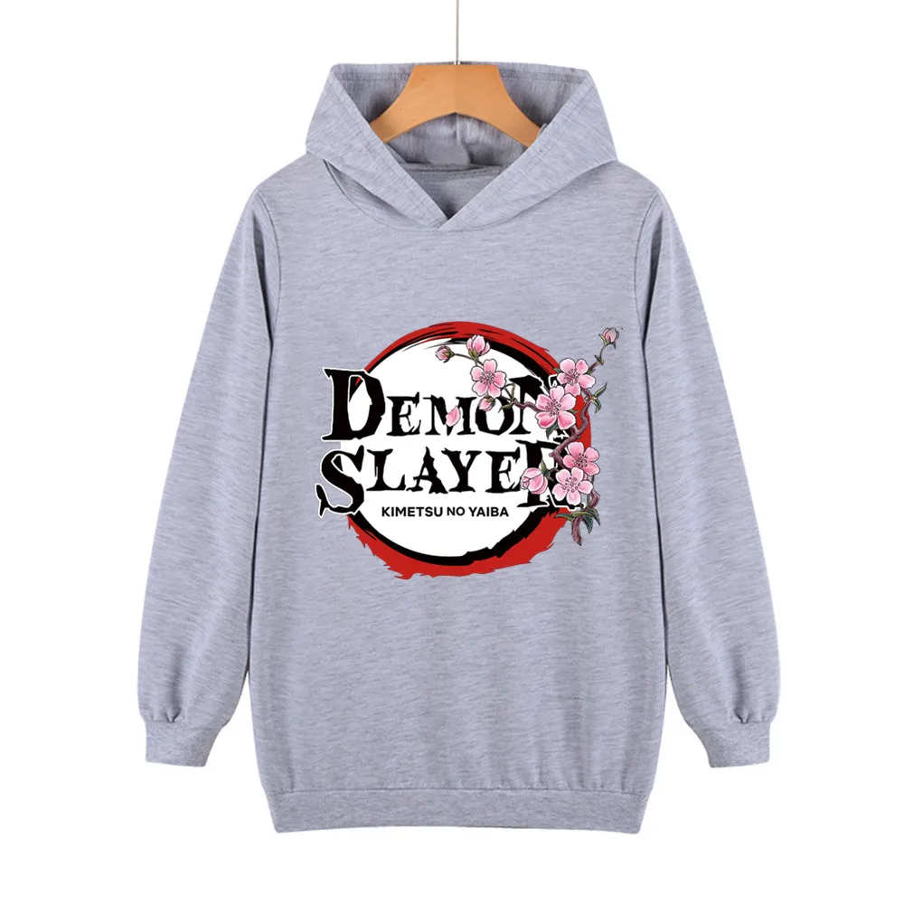 

Japan Anime Demon Slayer Hoodies Kids Boys Manga Sweatshirt Tomioka Giyuu Printed Pullover Causal Children's Streetwear Tops