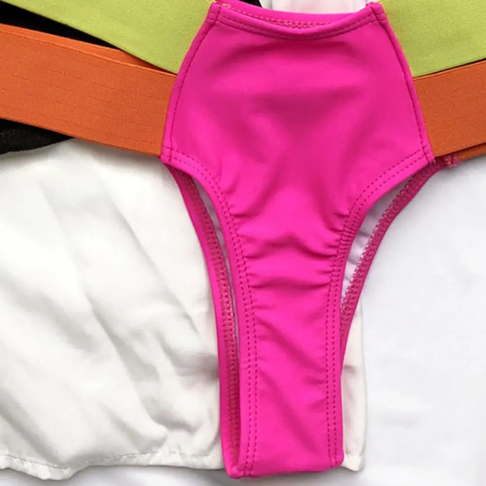 

1 Set Bikini Suit Sexy Low Waist with Underwire Padded Bra Swimsuit for Women bikini set swimsuit women 2021