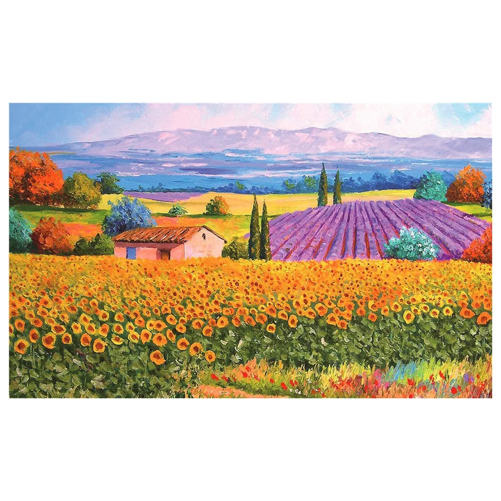 

HIINST Adult picture Jigsaw Puzzle Toys 500 Pieces Flower field Large Puzzle Game Interesting Toys Children Gift