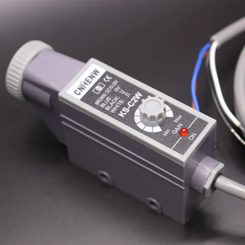 Новый KS-C2W цвет стандартный датчик мешок делая машину фотоэлектрический глаз