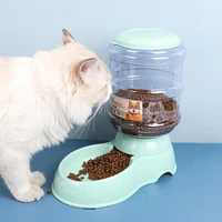 pet drinking fountains feeder holder bowl high capacity 4 colors creative puppy dog water dispenser 3 8l straw portable