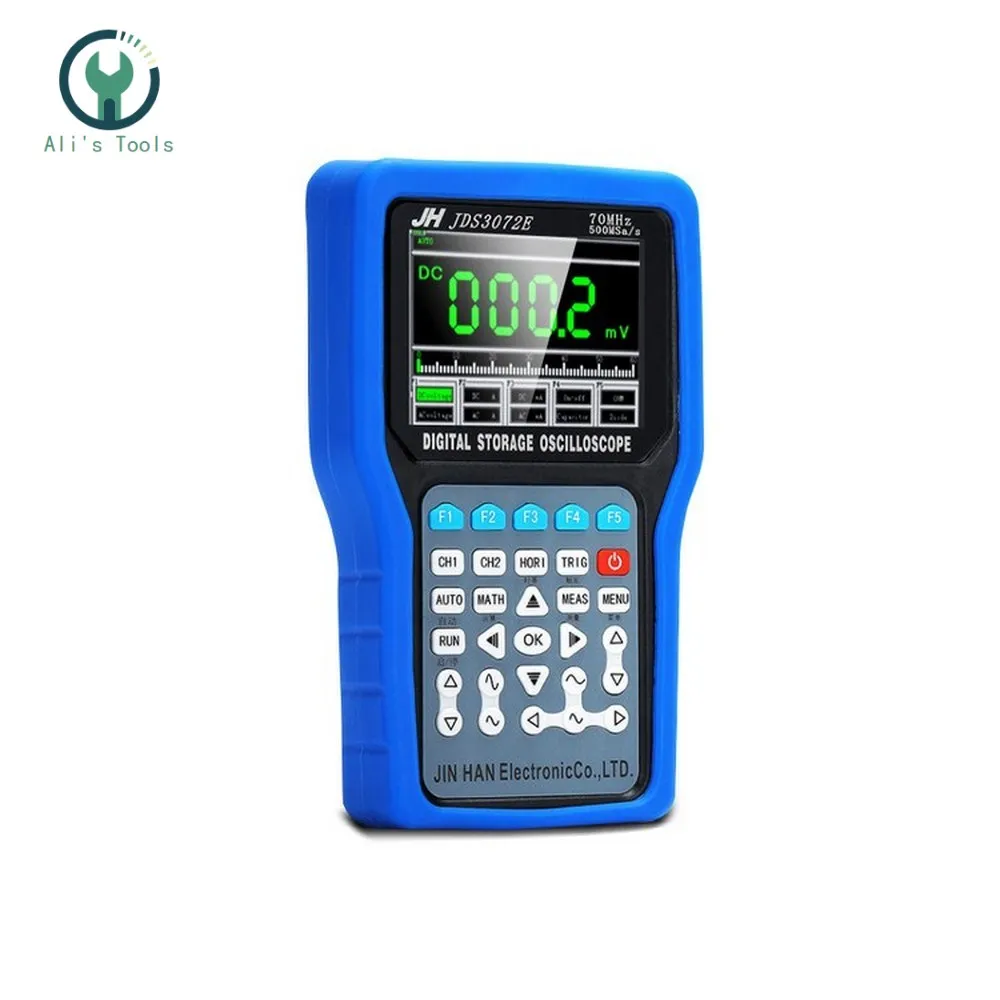 Портативный осциллограф JDS3072E JDS3082A JDS3051A цифровой прибор Jinhan для хранения данных 50