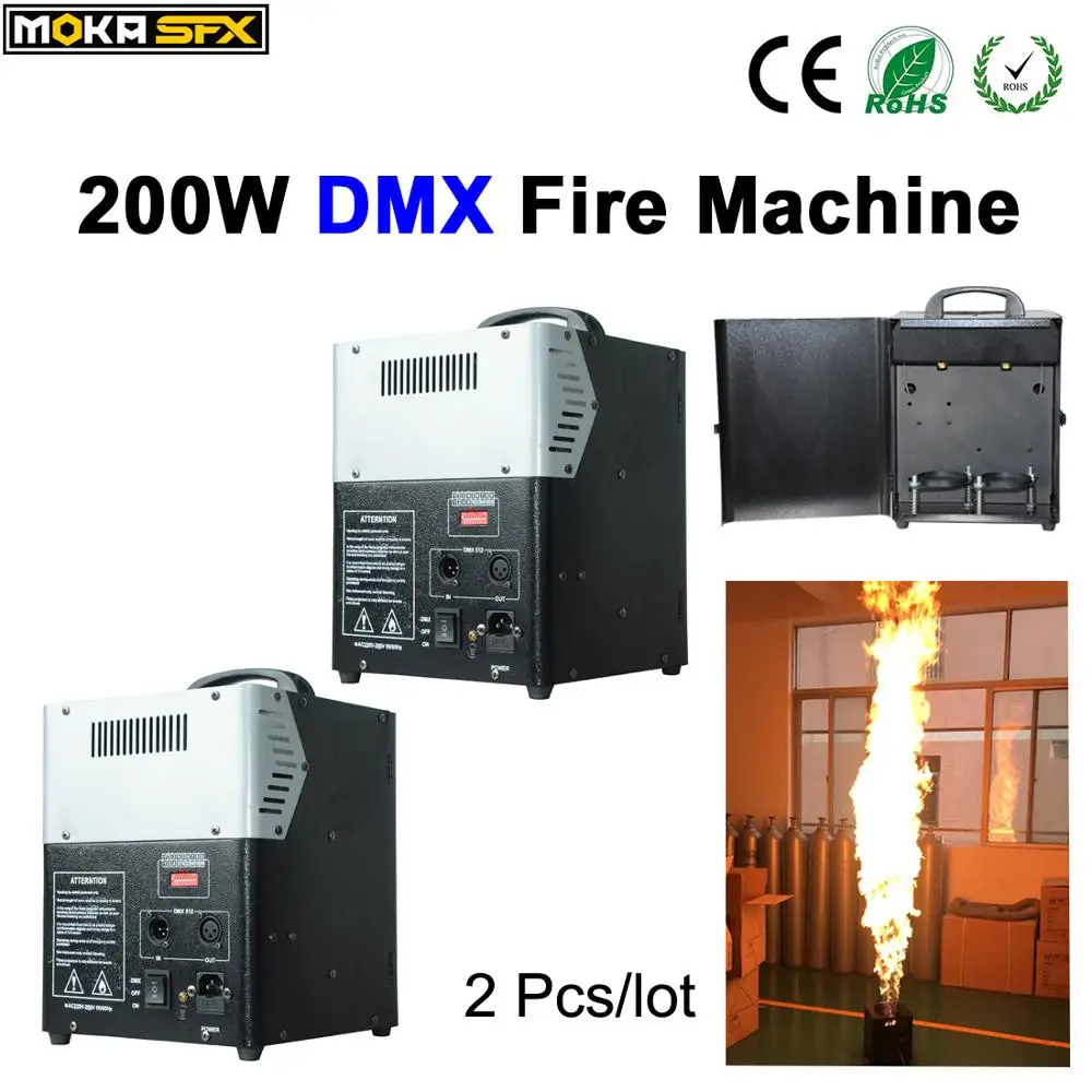 

2 Pcs/lot chinese wholesaler stage effect FX dmx fire machine artificial fire flame machine for Stage party outdoor events