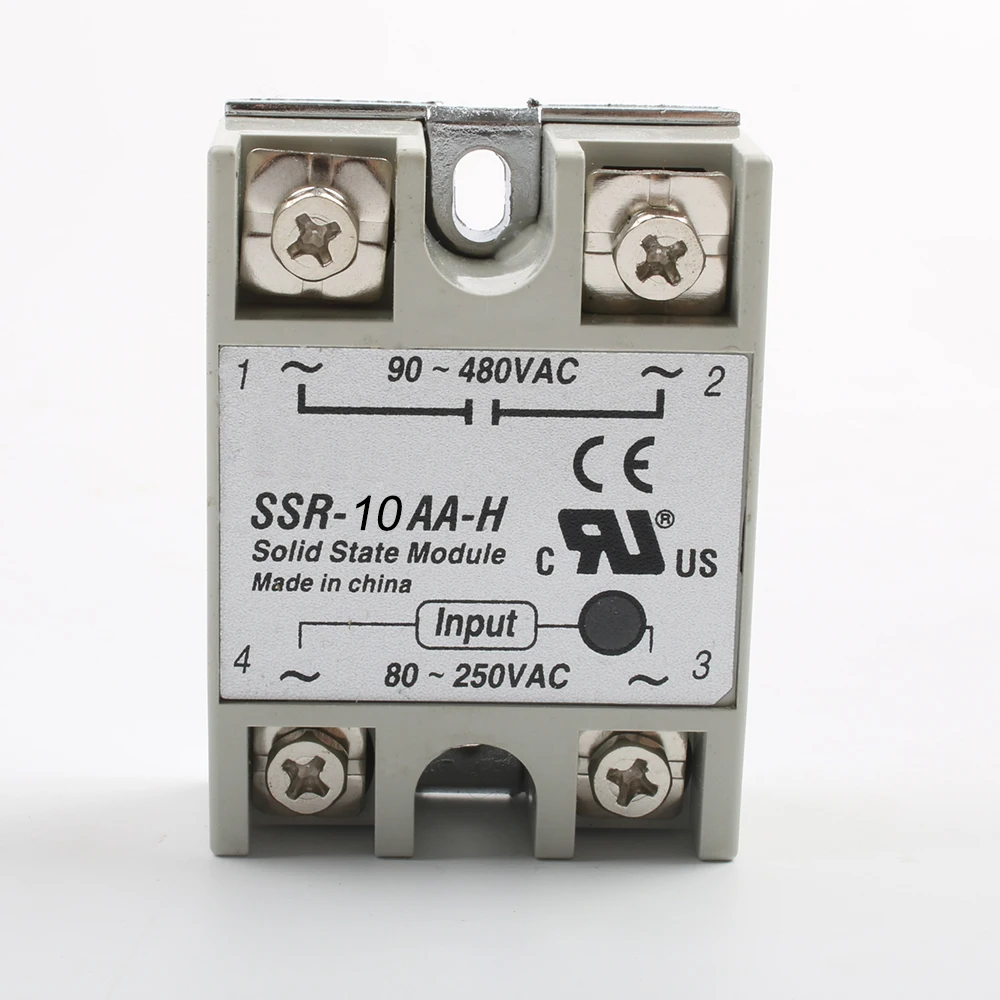 DMWD твердотельные реле SSR 10AA H 10A фактически 80 250V AC до 90 480V твердотельный регулятор