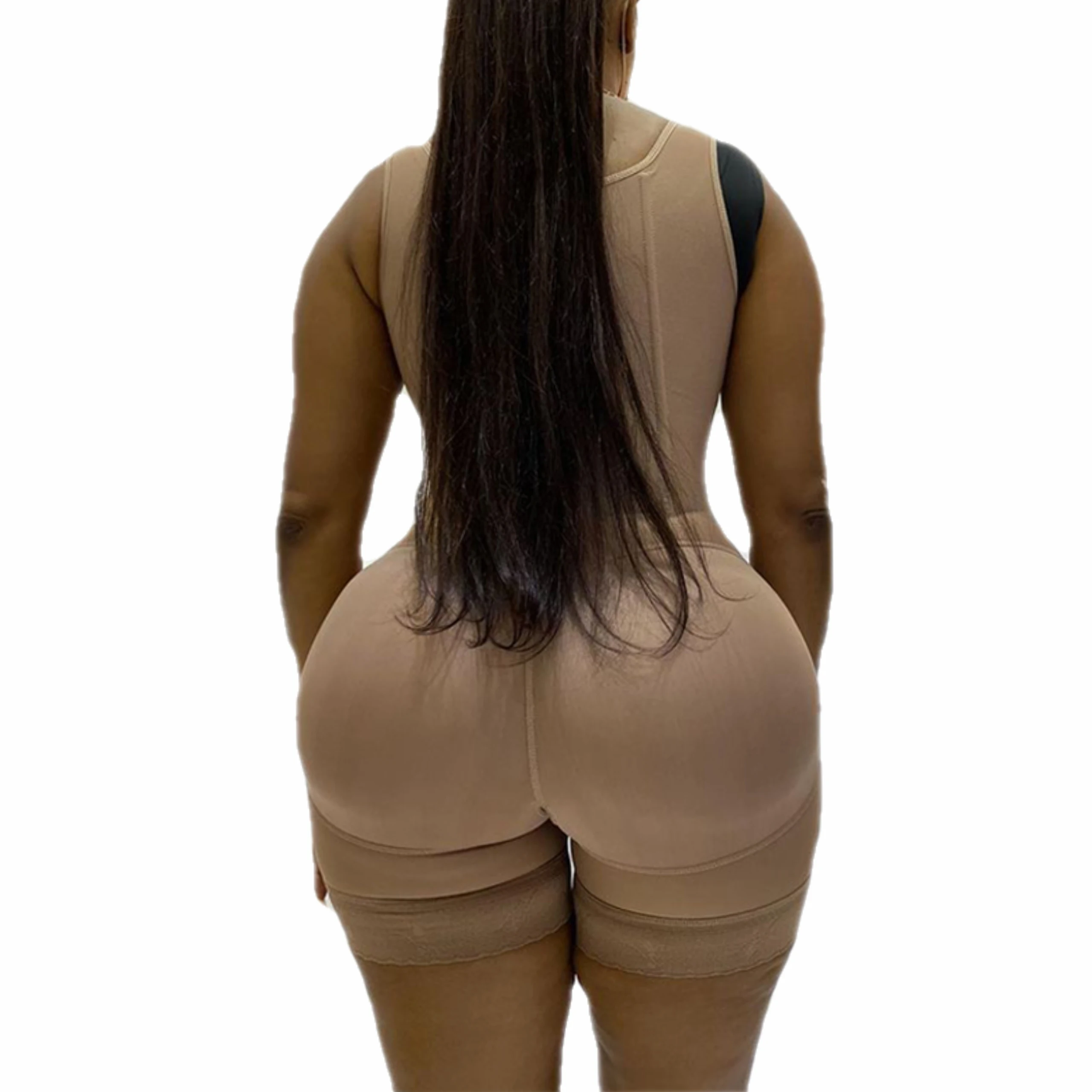 Fajas Colombiana Slimming Sheath Woman Flat Belly Shapewear Abdomen Tummy Control High Compression Open Bust Skims Waist Trainer