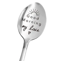 latest valentines day gift anniversary gift for boyfriend girlfriend stainless steel spoon wedding gifts for guests present
