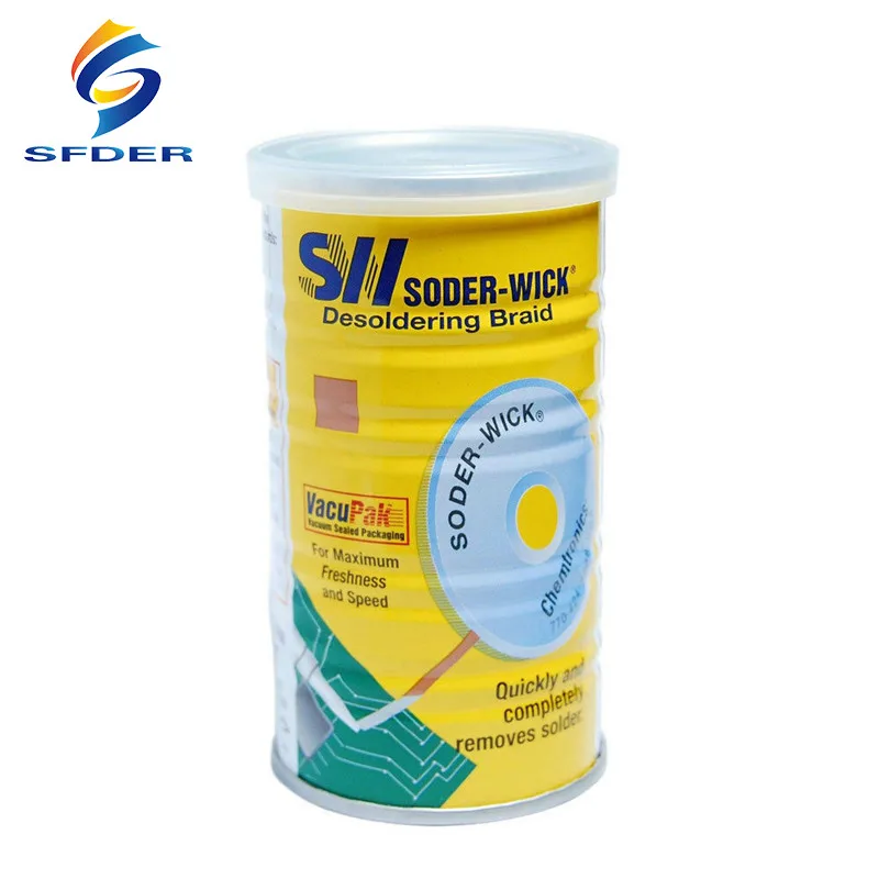 

(10 Bobbin) New Soder-WickSW18035/18045 Lead Free No-clean BGA Solder Wick Desoldering Braid Vacupak Repair Tool