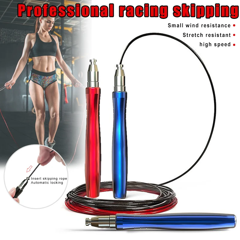 

Skipping Rope Steel Wire Jump Rope Cable for Athletic Exercise Fitness Training Sports ALS88
