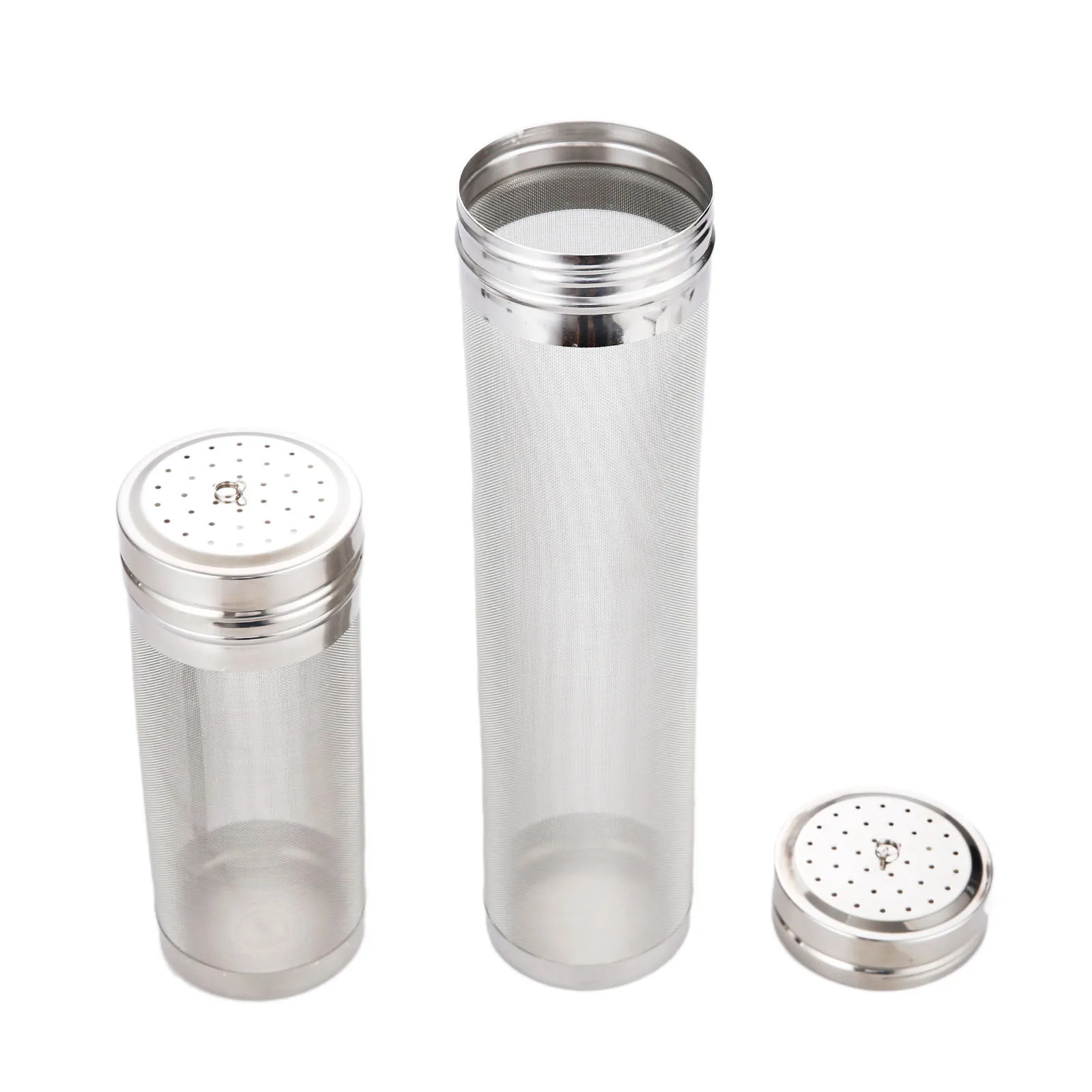 

Stainless Steel Homebrew Beer Wine Brewing Dry Hop Filter Grain Basket Strainer Kit For Home Brew Spider Filter 7x18cm/7x30cm