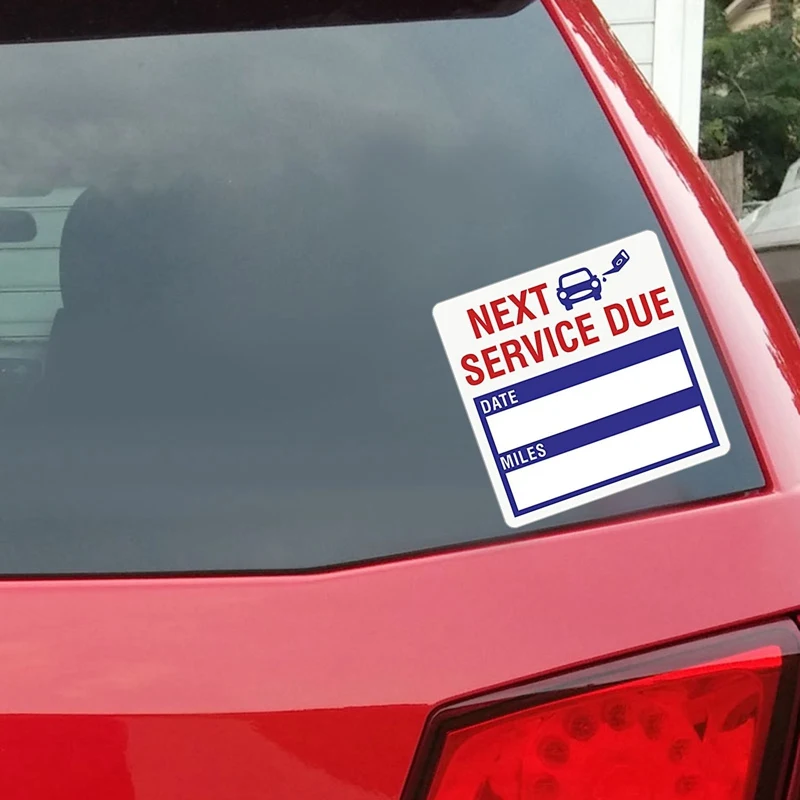 150 шт./рулон водостойкая наклейка для напоминаний об обслуживании масла 5 см |