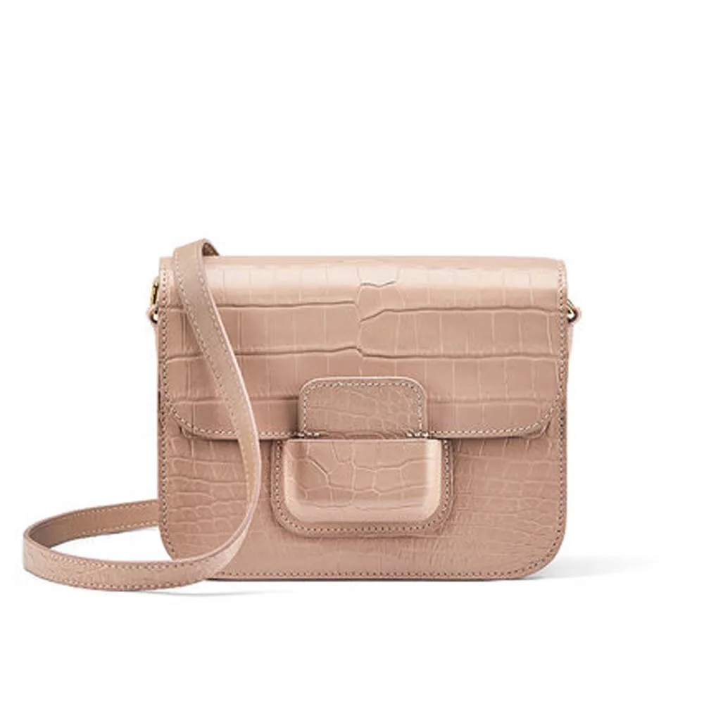 

gete Nile crocodile Female bag women package new Inclined shoulder bag One shoulder bag true crocodile leather bag women bag