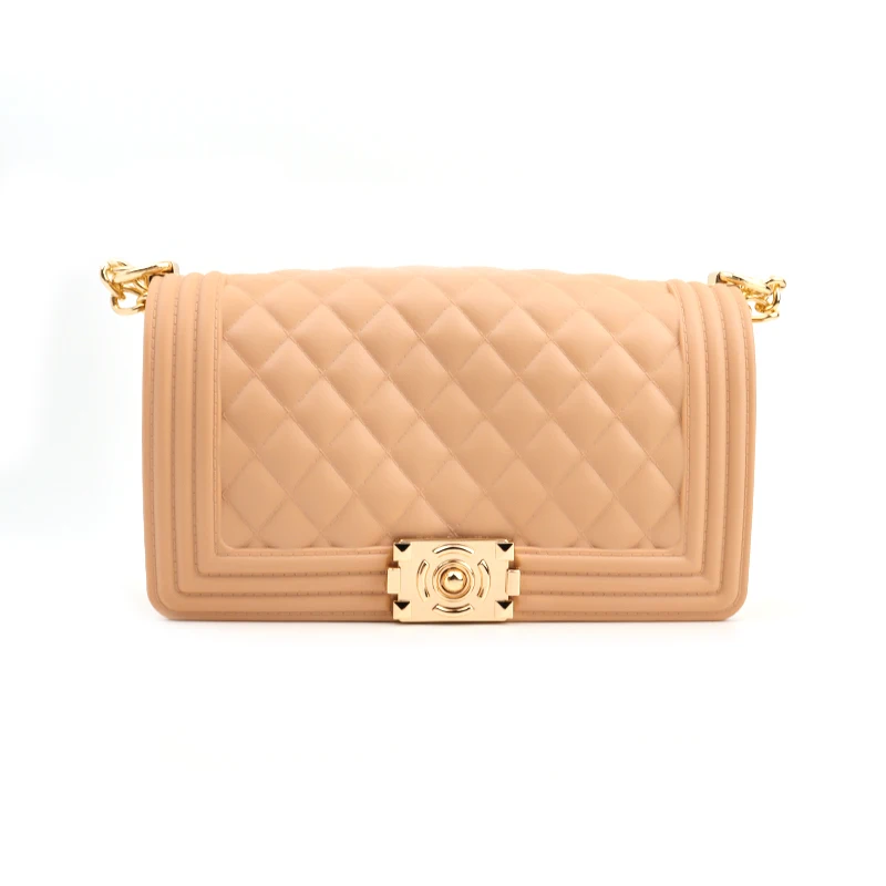 

Роскошный Радужный кошелек на цепочке для женщин, красочные сумки-желе из ПВХ, конфетные плотные женские сумки через плечо на цепочке, 2022