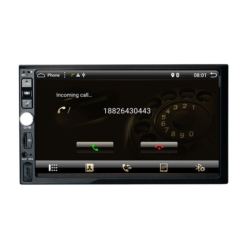 Автомобильный мультимедийный плеер универсальная стерео система на Android 10 0