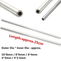 hot 250mm 304 seamless stainless steel capillary tube 8mm 6mm 4mm 3mm 6mm 4mm 4mm 2 5mm